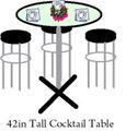 Picture of Table Cocktail Tall 24"